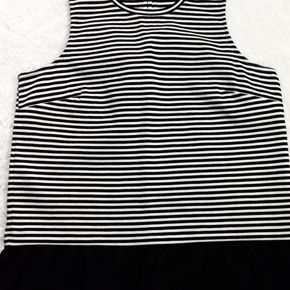 J. Crew Nautical Striped Ruffle Top - Picture 2 of 9